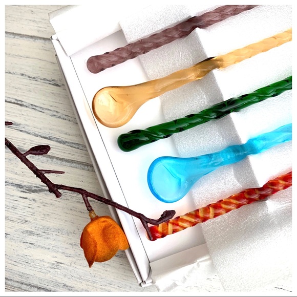 NWOT✨Handcrafted Glass Stirring Spoons - Picture 5 of 6